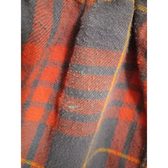 Hanna Andersson 5 Red Blue Plaid Button Down Casual Pocket Dress - Picture 3 of 4